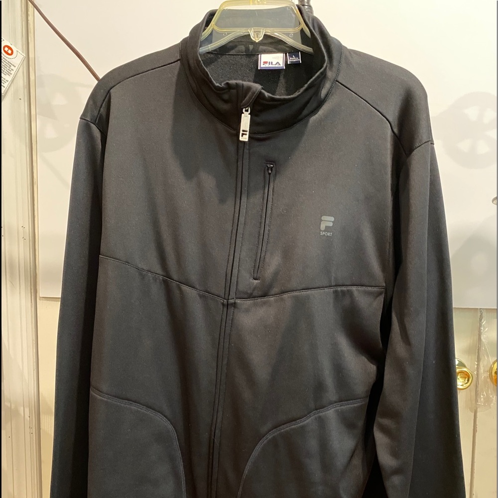 BLACK FILA  SPORT light jacket